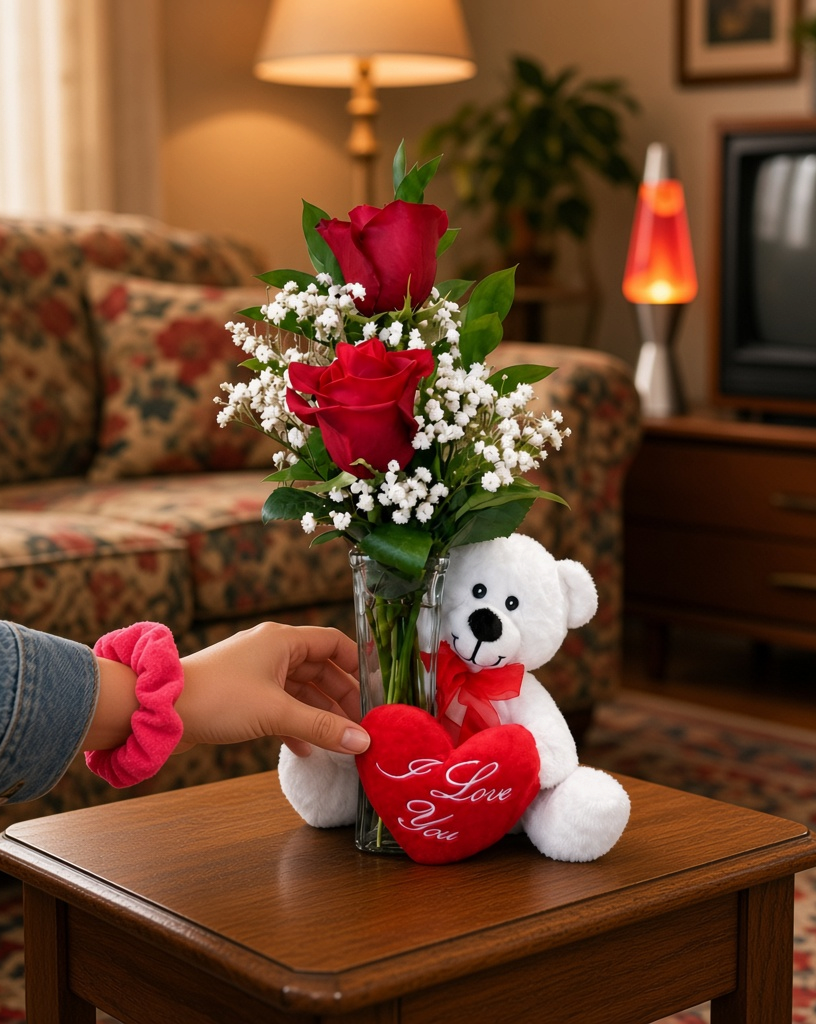 Valentine Cuddle Bear