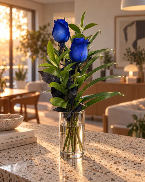 2 Blue Roses